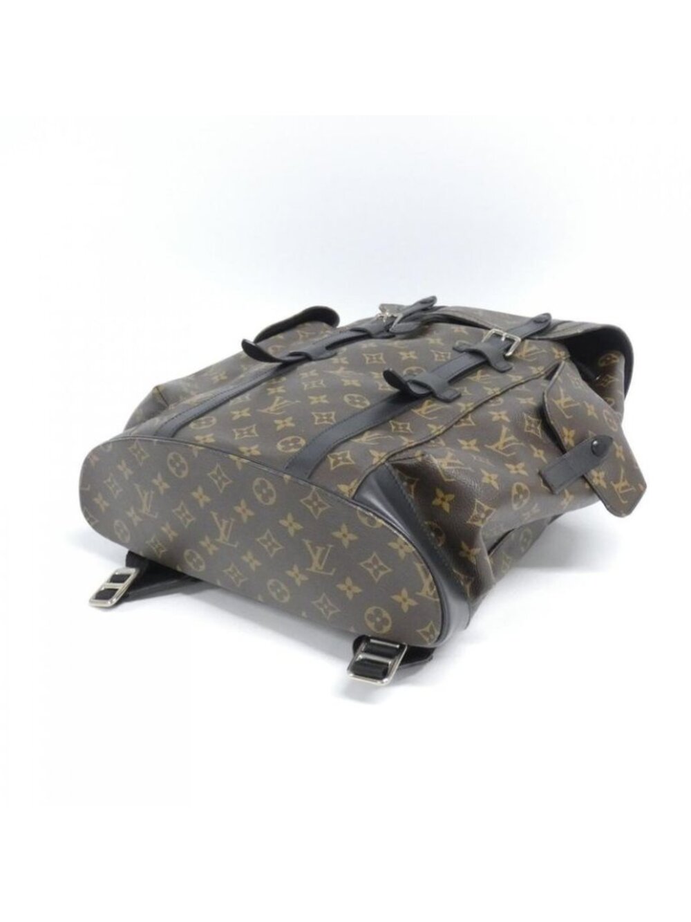 Louis Vuitton Monogram Macassar Christopher MM Backpack Brown Marron - Picture 3 of 9